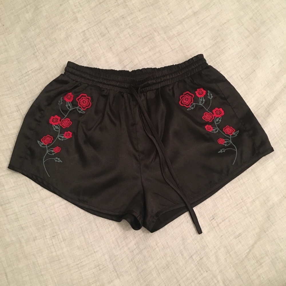 Shorts with flowers